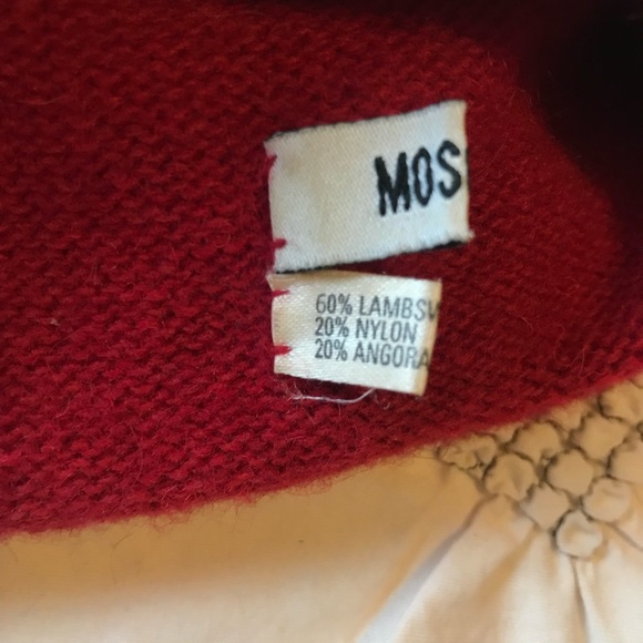 Moschino red head either black detailing. In like new condition. - Picture 6 of 6